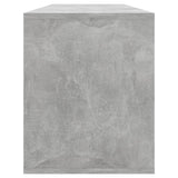 TV Cabinet Concrete Grey 130x35x50 cm Engineered Wood