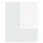 TV Cabinet High Gloss White 130x35x50 cm Engineered Wood
