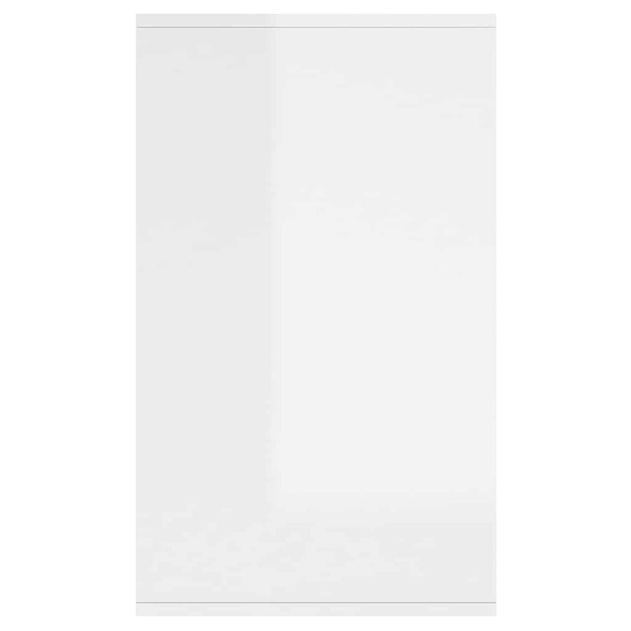 Sideboard High Gloss White 135x41x75 cm Engineered Wood