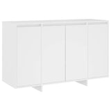 Sideboard White 120x41x75 cm Engineered Wood - Front View