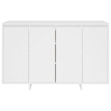 Sideboard White 120x41x75 cm Engineered Wood - 45-Degree Angle