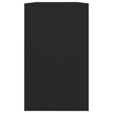Sideboard Black 120x41x75 cm Engineered Wood - Rear View