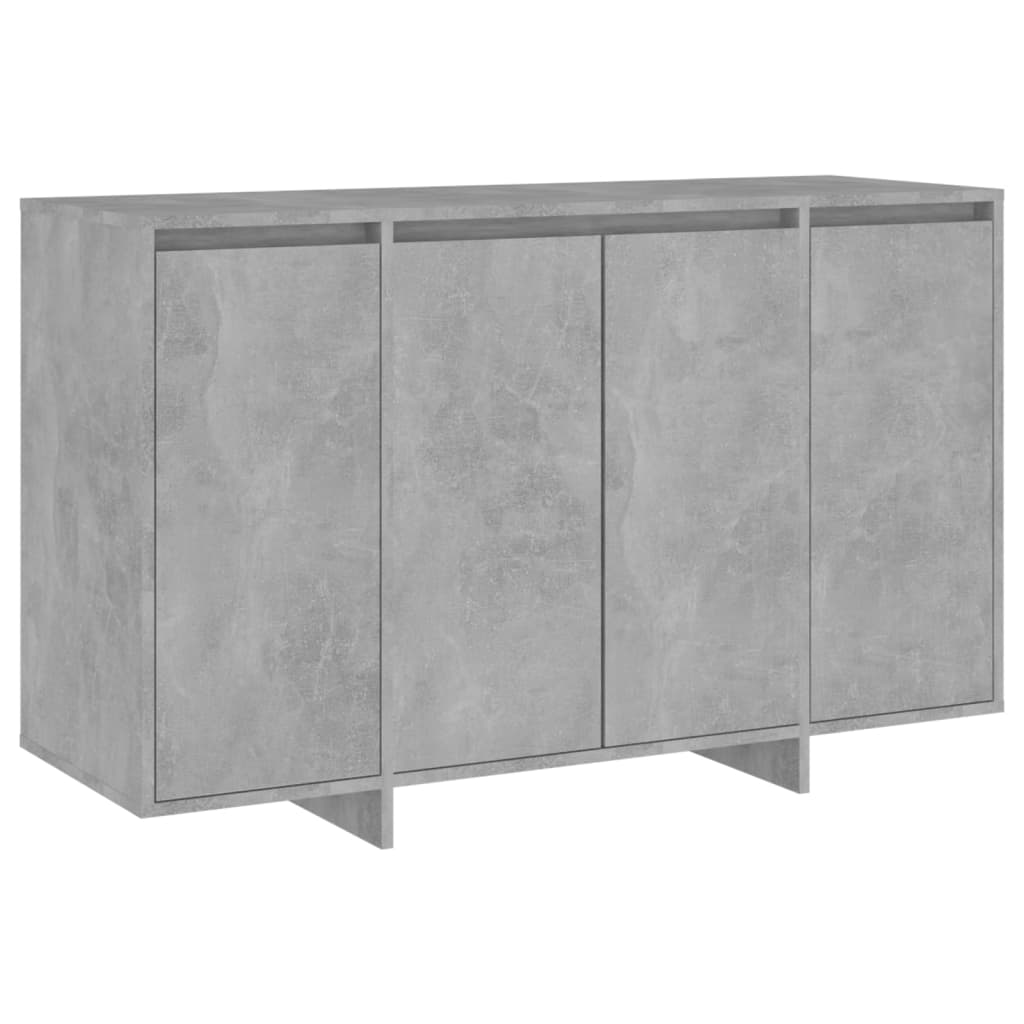 Sideboard Concrete Grey 120x41x75 cm Engineered Wood