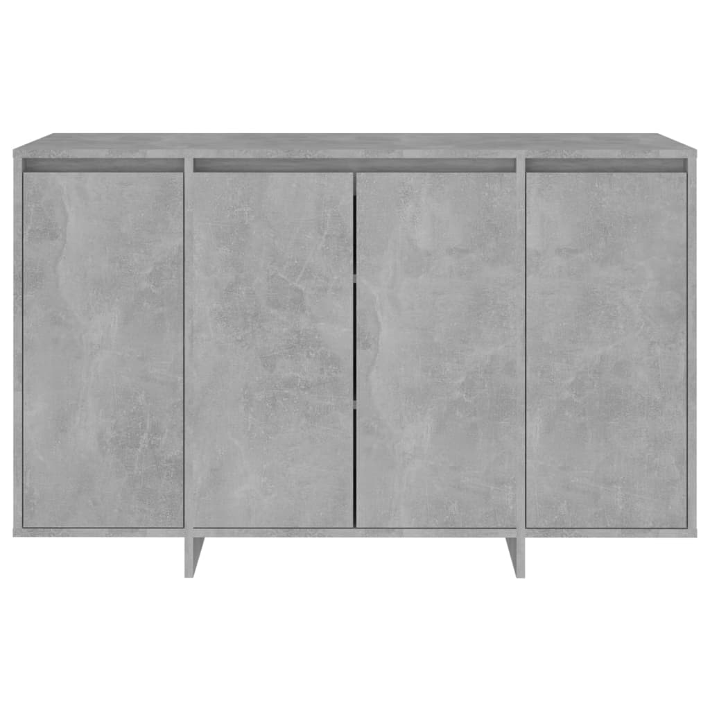Sideboard Concrete Grey 120x41x75 cm Engineered Wood