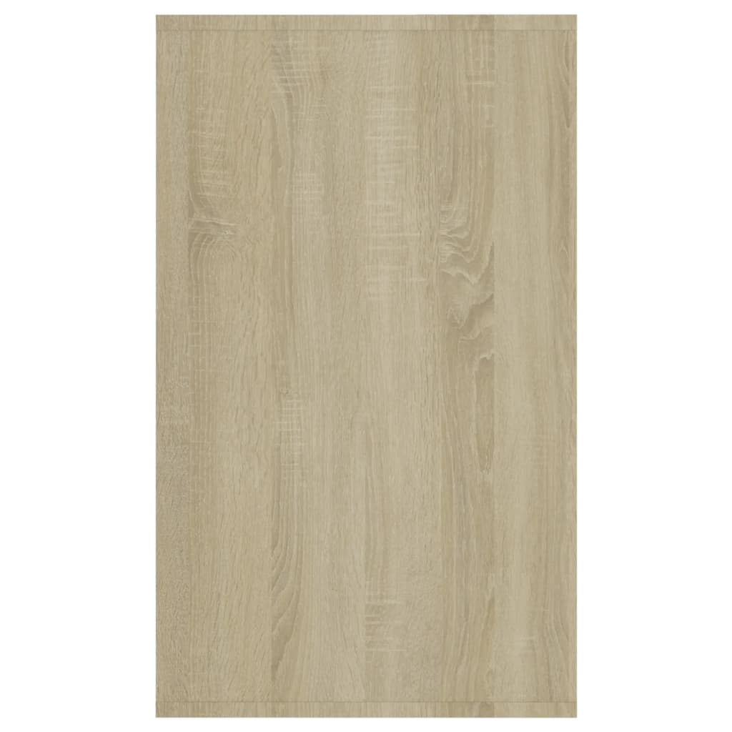 Sideboard with 3 Drawers Sonoma Oak 120x41x75 cm Engineered Wood