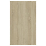 Sideboard with 3 Drawers Sonoma Oak 120x41x75 cm Engineered Wood