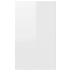 Sideboard with 3 Drawers High Gloss White 120x41x75 cm