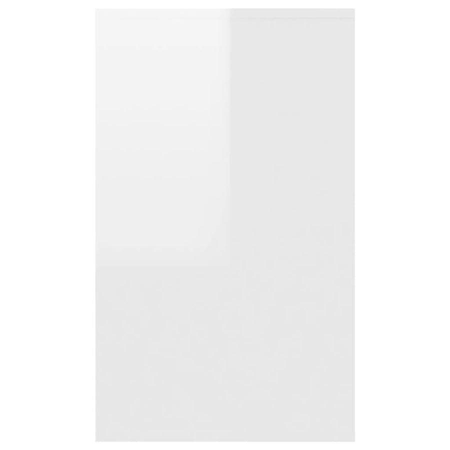 Sideboard with 3 Drawers High Gloss White 120x41x75 cm