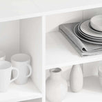 Sideboard White 120x30x75 cm Engineered Wood