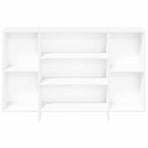 Sideboard White 120x30x75 cm Engineered Wood