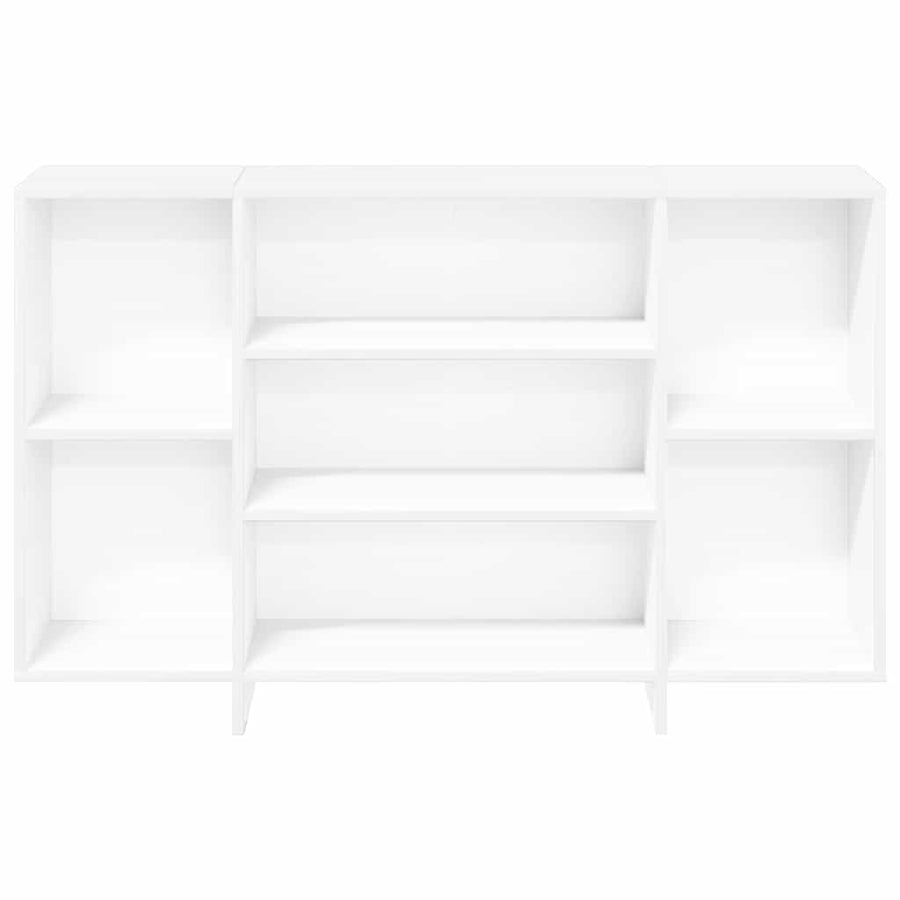 Sideboard White 120x30x75 cm Engineered Wood