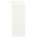 Sideboard White 120x30x75 cm Engineered Wood