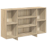 Sideboard Sonoma Oak 120x30x75 cm Engineered Wood - Front View