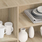 Sideboard Sonoma Oak 120x30x75 cm Engineered Wood