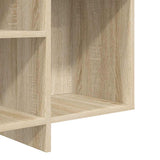 Sideboard Sonoma Oak 120x30x75 cm Engineered Wood - Low Angle