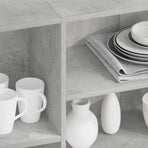 Sideboard Concrete Grey 120x30x75 cm Engineered Wood