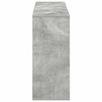 Sideboard Concrete Grey 120x30x75 cm Engineered Wood