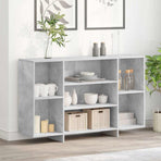 Sideboard Concrete Grey 120x30x75 cm Engineered Wood