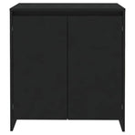 Sideboard Black 70x41x75 cm Engineered Wood