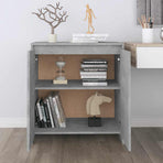 Sideboard Concrete Grey 70x41x75 cm Engineered Wood