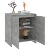 Sideboard Concrete Grey 70x41x75 cm Engineered Wood - 45-Degree Angle