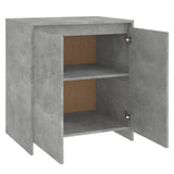 Sideboard Concrete Grey 70x41x75 cm Engineered Wood - Low Angle