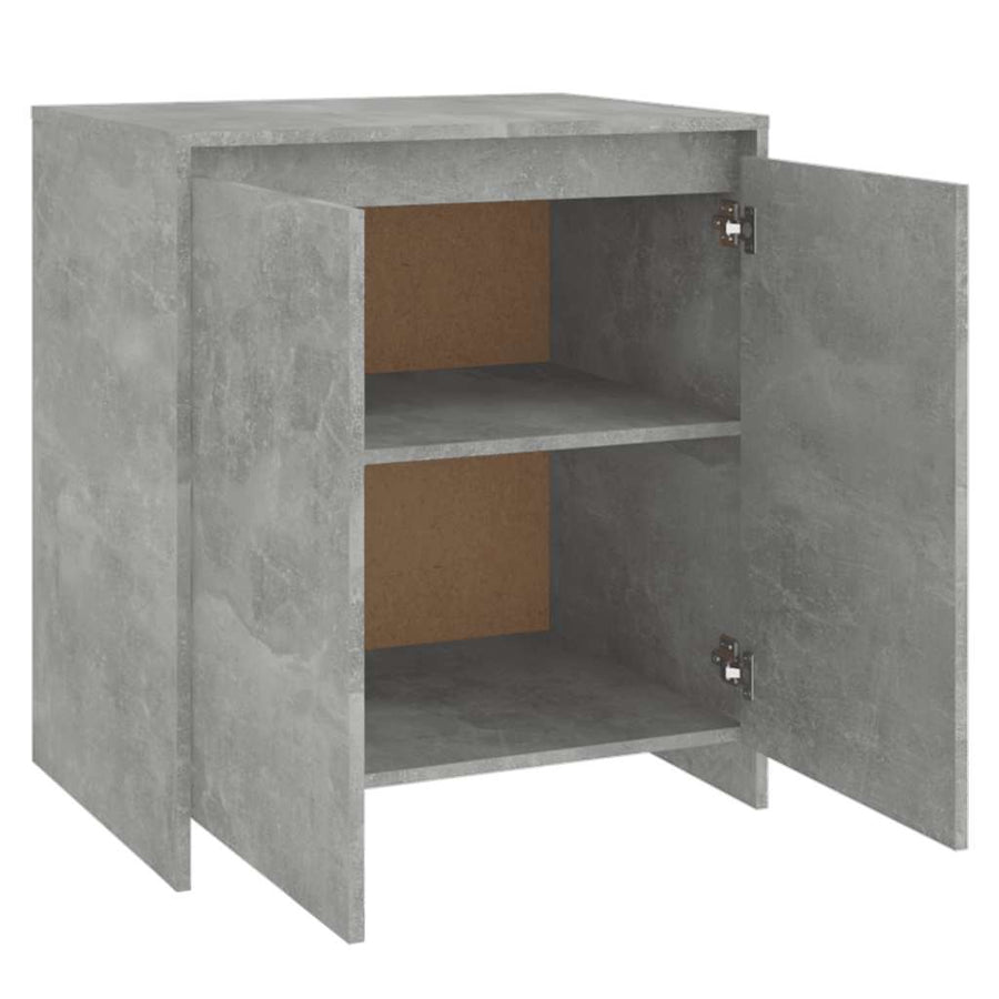 Sideboard Concrete Grey 70x41x75 cm Engineered Wood