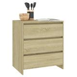 Sideboard Sonoma Oak 70x41x75 cm Engineered Wood - Close-Up Angle