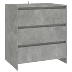 Sideboard Concrete Grey 70x41x75 cm Engineered Wood