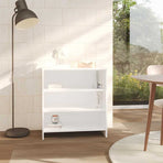 Sideboard White 70x40.5x75 cm Engineered Wood
