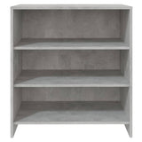 Sideboard Concrete Grey 70x40.5x75 cm Engineered Wood - 45-Degree Angle