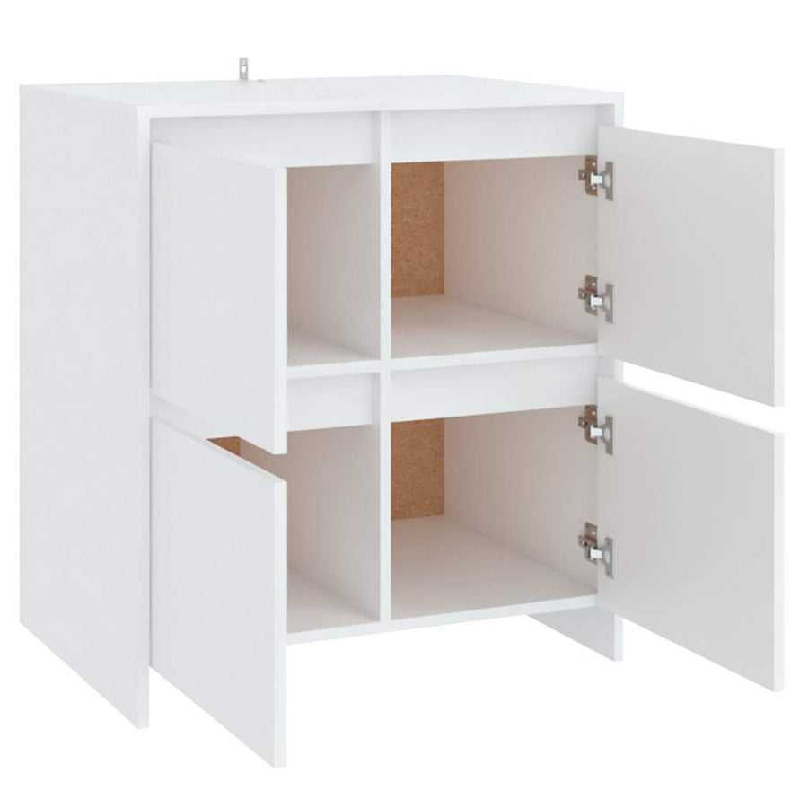 Sideboard White 70x41x75 cm Engineered Wood