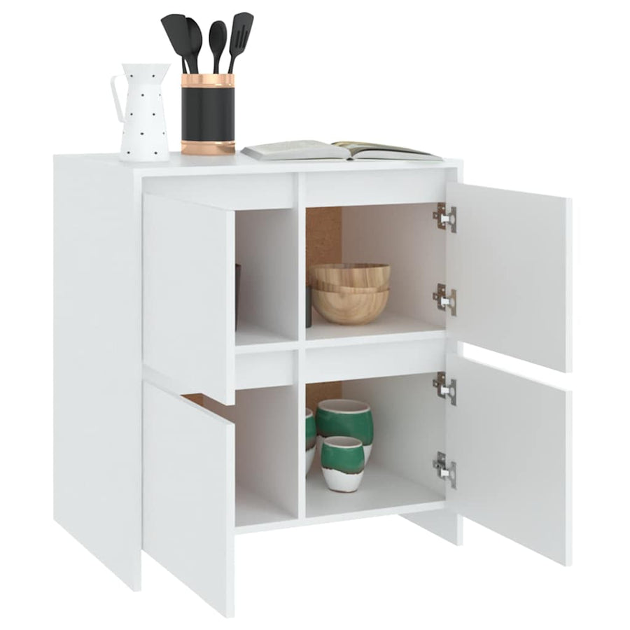 Sideboard White 70x41x75 cm Engineered Wood