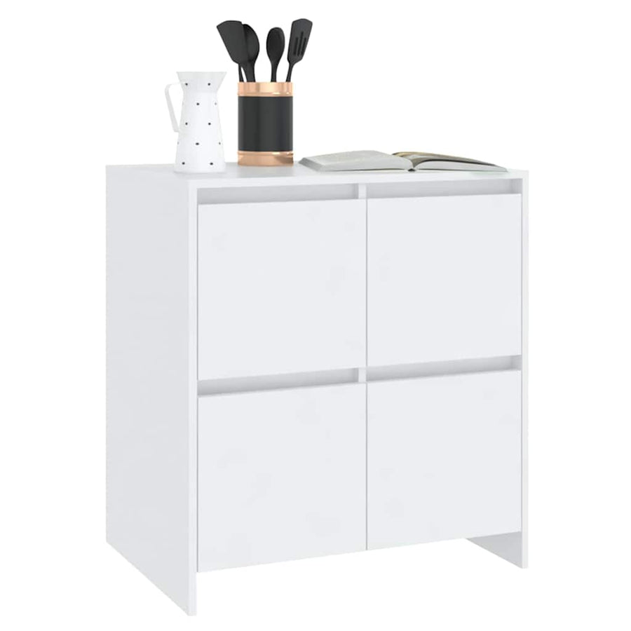 Sideboard White 70x41x75 cm Engineered Wood