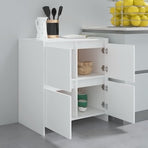 Sideboard White 70x41x75 cm Engineered Wood