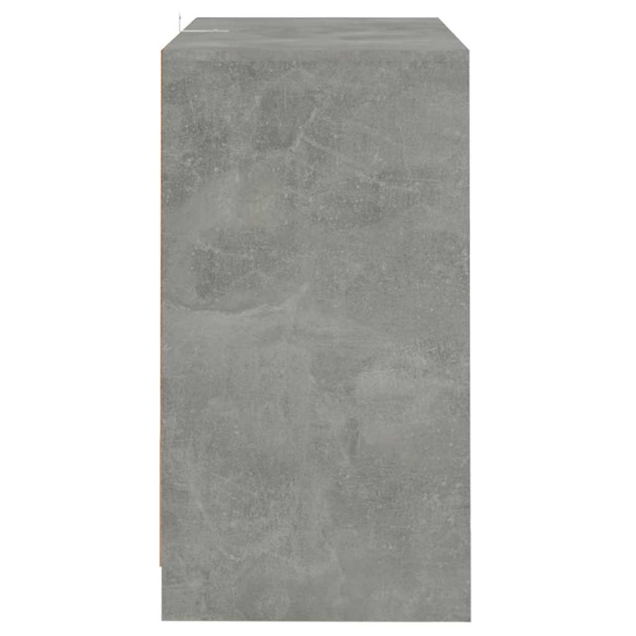 Sideboard Concrete Grey 70x41x75 cm Engineered Wood