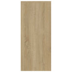 Sideboard Sonoma Oak 102x33x75 cm Engineered Wood
