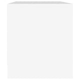 TV Cabinet White 90x35x40 cm Engineered Wood - Rear View