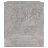TV Cabinet Concrete Grey 90x35x40 cm Engineered Wood - Rear View