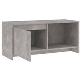 TV Cabinet Concrete Grey 90x35x40 cm Engineered Wood - Close-Up Angle