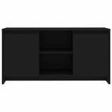 TV Cabinet Black 102x37.5x52.5 cm Engineered Wood - Side View