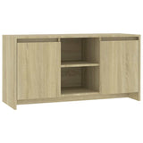TV Cabinet Sonoma Oak 102x37.5x52.5 cm Engineered Wood - Front View