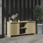 TV Cabinet Sonoma Oak 102x37.5x52.5 cm Engineered Wood