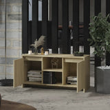 TV Cabinet Sonoma Oak 102x37.5x52.5 cm Engineered Wood - Close-Up Angle