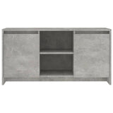 TV Cabinet Concrete Grey 102x37.5x52.5 cm Engineered Wood - Side View