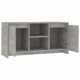 TV Cabinet Concrete Grey 102x37.5x52.5 cm Engineered Wood