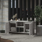 TV Cabinet Concrete Grey 102x37.5x52.5 cm Engineered Wood
