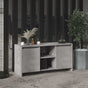 TV Cabinet Concrete Grey 102x37.5x52.5 cm Engineered Wood