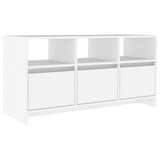 TV Cabinet White 102x37.5x52.5 cm Engineered Wood - Front View