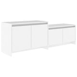 TV Cabinet White 146.5x35x50 cm Engineered Wood